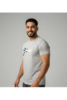تي شيرت رجالي ( رمادي)