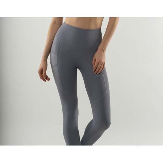 woman leggings gym - blue