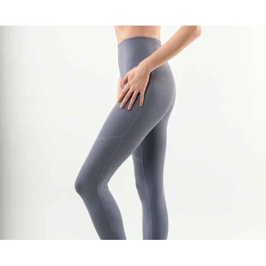 woman leggings gym - blue