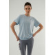 woman gym tshirt - blue