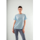 woman gym tshirt - blue